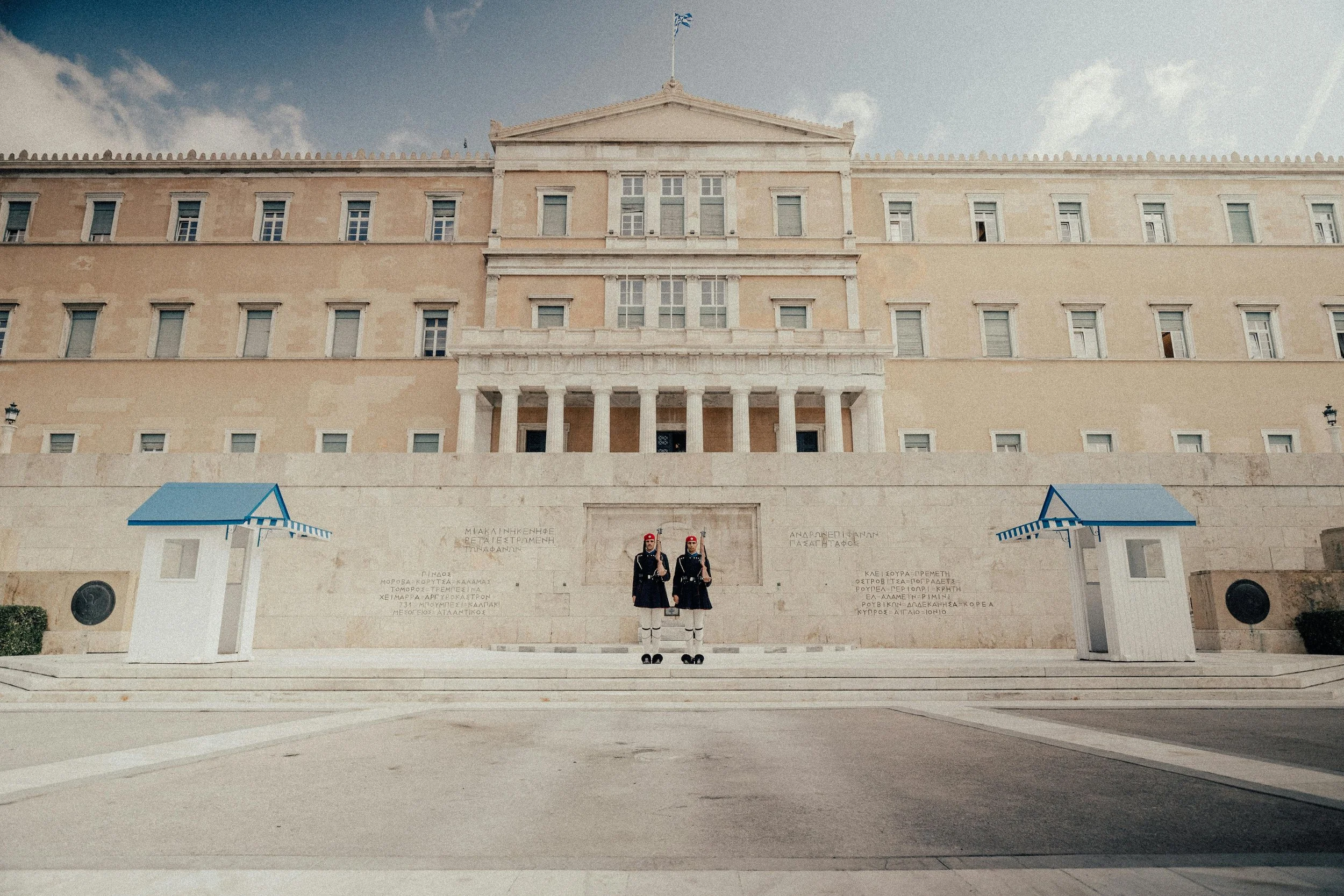Hellenic Parliament at Syntagma Square in Athens